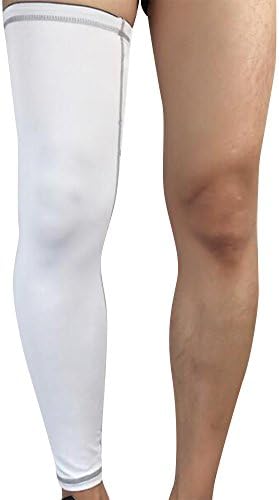 Over Knee Compression Calf Sleeves For Sports Recovery, Medical,Flight-Running,Cycling,Soccer,Rugby,Fitness,Gym,Golf,Tennis,Crossfit-Lengthen Leg Support Sleeves (1 Pair)