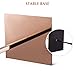 Polmart Countertop Adjustable Double Arm Handbag Purse Display Stand with Crescent Handles - Rose Gold (2 - Pack)