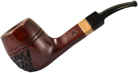 5.5” Engraved Bulldog Shire Pipe™ with Two-Tone Shank