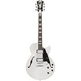 D'Angelico Premier SS Semi-Hollow Electric Guitar w/ Stop-Bar Tailpiece - White