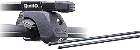 Amazon カーメイト Inno イノー トヨタ ランドクルーザープラド ルーフレール付 90系 用 ルーフキャリア取付2点セット ステーin Ar バーin B127セット ルーフキャリアアクセサリ 車 バイク