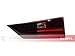 Rvinyl Tail Light Tint Covers Compatible with Dodge Challenger 2008-2014 - Blackout Smoke
