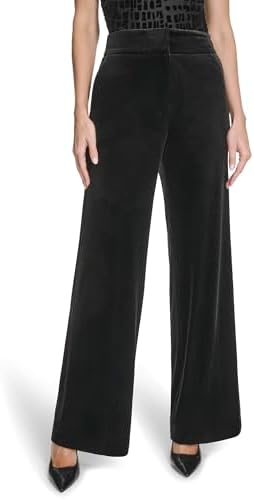 calvin klein women's classic fit dress pants Calvin Klein Women's Classic Fit Straight Leg Lux Suit Pant, Heather Taupe, 2 at Amazon Women's Clothing store