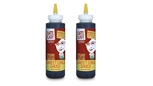 Date Lady Organic Sweet Chili Sauce | No Corn Syrup or Cane Sugar | No Added Flavors or MSG (2-Pack)