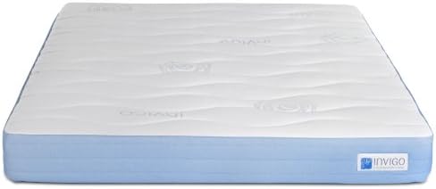 Invigo Fresh Natural Latex 8-Inch Mattress White With Exclusive Invigo Fresh Benefits, Twin