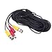 Pre-Made Security Camera Video CCTV BNC Power Cable rg59 Siamese Cable 10 ft Black