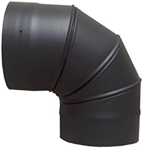 6in. X 90 Degree Adjustable Elbow for Single Wall Stove Pipe
