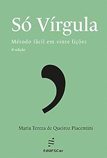 Livro Só vírgula: método fácil em vinte lições