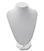 Cedon Mannequin manikin Neck Torso Necklace Display Jewelry Display Stand (White (H11.8