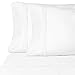 Eyelet Premium White Sheets | Queen Size Brushed Microfiber 4-Piece Sheet Set | Lightweight, Soft, Deep Pocket, Lace Embellishments, Wrinkle Resistant & Fade Resistant with 30 Day