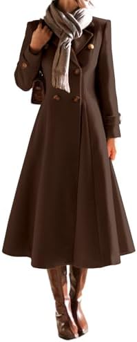 Amazon.com: Mywinway Long Wool Coats for Women 2025 Fall Winter