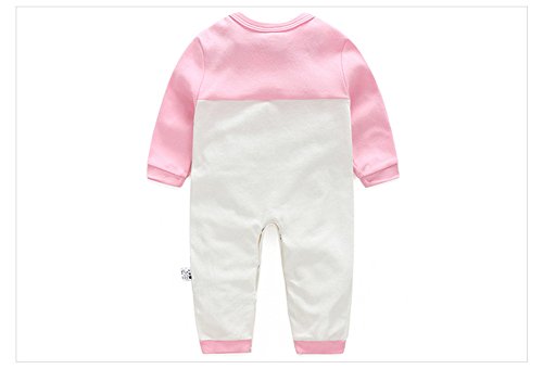 Monvecle Unisex-Baby 2 Pack Cotton Coverall Bodysuit One Piece Jumpsuit Romper Cute Cat 12-18m