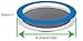 FREE SHOE BAG - $19.99 VALUE!!! TRAMPOLINE DEPOT 15' NEW DELUXE BLUE VINYL TRAMPOLINE PAD