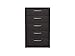 Homestar Finch 5 Drawer Chest, 27.5