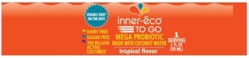 Inner Eco To Go Tropical Flavor Kefir, 1 Fluid Ounce -- 12 per case.