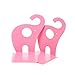 1pair Pink Cute Elephant Nonskid Bookends Book Rack Book Organizer Bookend Art