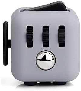 Omicu Fidget Cube Relieves Stress And Anxiety for Children and Adults Anxiety Attention Toy (gray black)