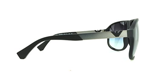 Armani EA4029 Sunglasses 50638G-64 - Black Rubber Frame, Grey Gradient