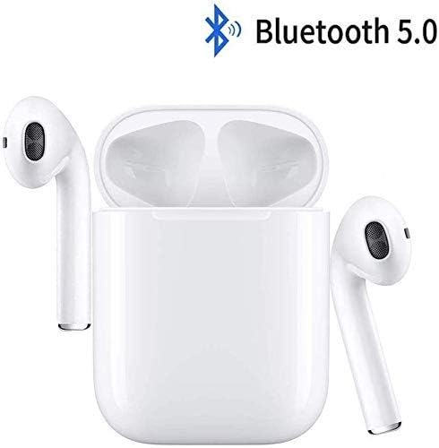 Wireless Earbuds Bluetooth 5.0 Headsets 3D Stereo Headphones with Fast Charging Case,Auto Pairing in-Ear Ear Buds IPX5 Waterproof Mini Sports Earphones for Android/iPhone Airpods Bluetooth Earbuds