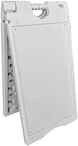 A-Frame 2 Sided Whiteboard Poster Stand Street Business Wind Resistan Sign Display Board Filled with Water for Shops Cafes Pubs Retail Stores Markets Restaurants 17.72" x 15.59 "x 33.07"