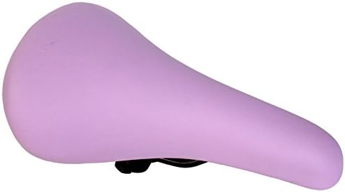 purple bike saddle