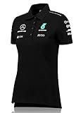 Mercedes AMG F1 Ladies Black Team Polo