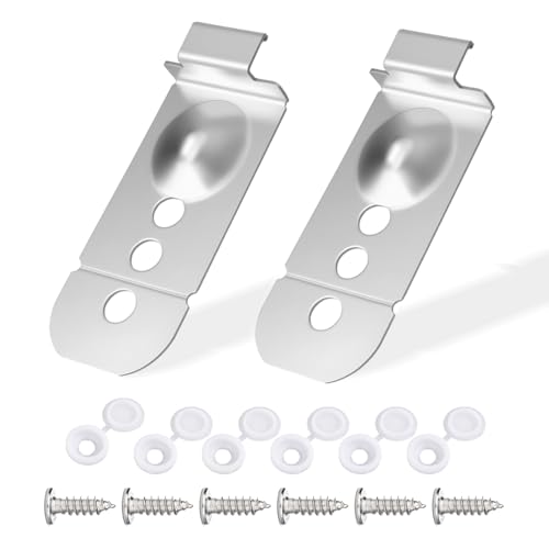 AIYOYOLIFE 2PCS Stainless Steel Dishwasher Installation Bracket Kit Compatible with Samsung Dishwasher DW80M DW80R DW80B Series DW80M9550UG Replace#: DD98-01051C