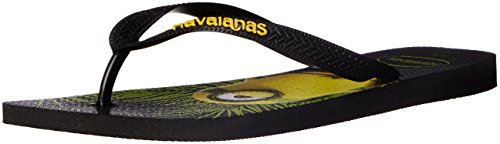 Havaianas men s minions sandal flip flop, black, 43 br/…