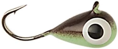 Custom Jigs CT5-CS-03 10 Hook Chekai Size 5mm Jig, Tungsten Purple/Glow