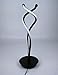 SkyeyArc Double Helix Dimmable LED Table Lamp, Modern Spiral Lamp, Contemporary Minimalist Lighting Design, Color Adjustable Light, 12W, Black