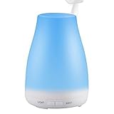 PowerLead Tdif PLH004 100ml Aroma Essential Oil Diffuser Cool Mist Humidifier with Adjustable Mist Mode Humidifier with Color LED Lights Changing and Waterless Auto Shut-off Function