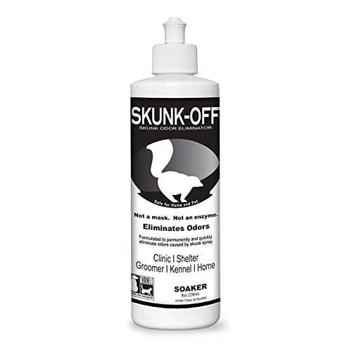 Skunk Off Pet Odor Eliminator Soaker Bottle Ready to Use Skunk Odor
