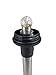 Pactrade Marine 12V Marine Boat Yacht Pontoon Navigation Anchor Light 360 Degrees All Around White Color Splashproof Black Housing (Incandescent Fold Down Base (H=10.75