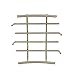 Spectrum Diversified Euro Flat Paper Napkin Holder, Napkin Dispenser for Dining Room & Kitchen Tables, Kitchen Décor & Organization