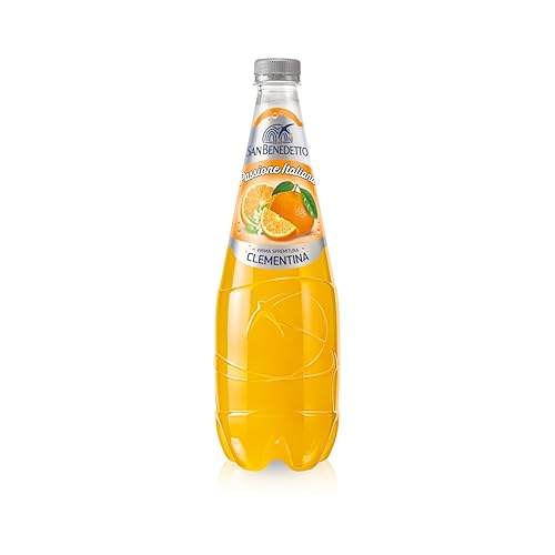 San Benedetto, Passione Italiana, Bibita Analcolica Gassata alla Clementina, 750 ml, Senza Calorie, Rinfrescante e Leggera, Perfetta per Ogni Occasione