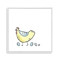 Framed Canvas Wall Art Cartoon Pattern Canvas Prints Home Artwork Decoration for Children's Room,Bedroom - 16x16 inches