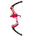Toysery Bow and Arrow for Kids with LED Flash Lights - Archery Set with 6 Suction Cups Arrows, Target, and Quiver, Practice Outdoor Toys Archery Set for Children Above 6 Years Old - Pink