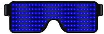 Abboard Flashing LED Glasses, Newest LED Glasses Glowing Light Festival Party Sunglasses Christmas,Birthday Decoration, Clubbing, Rave, Disco, Dubstep