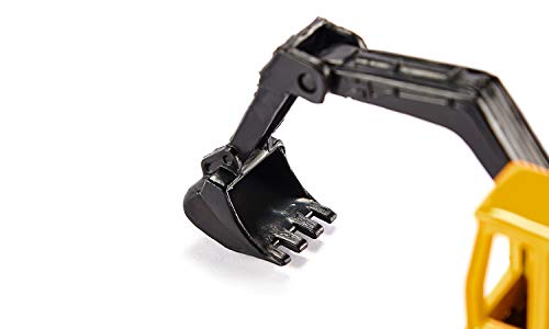 siku 0801, Bagger, Metall/Kunststoff, Gelb/Schwarz, Beweglicher Baggerarm, Drehbare Kabine – Bild 5