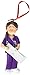 Ornament Central OC-230-FBR Female Scrubs Nurse Christmas Ornament, 4-1/4-Inch, Purple
