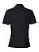 Jerzees Women's 4 Pearl Buttons Collar Polo Shirt, Medium, Black