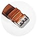 KADES Compatible for Fitbit Versa Band, Classic Genuine Leather Strap with Quick Release Pin Compatible for Fitbit Versa Smart Watch, 5.5