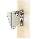 DIYHD Stainless Steel Lock for Sliding barn Door Wood Door Latch (Medium)