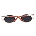 Jili Online A Pair of Gold Round Frame Glasses Sunglasses for 1/6 Blythe Doll Gold Lens
