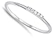 Thin Clear CZ Wedding Ring New .925 Sterling Silver Stackable Band Sizes 3-10