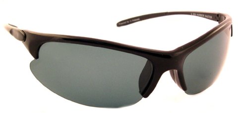 Sea StrikerHarbor Master Polarized Sunglasses, Black Frame, Grey Lens