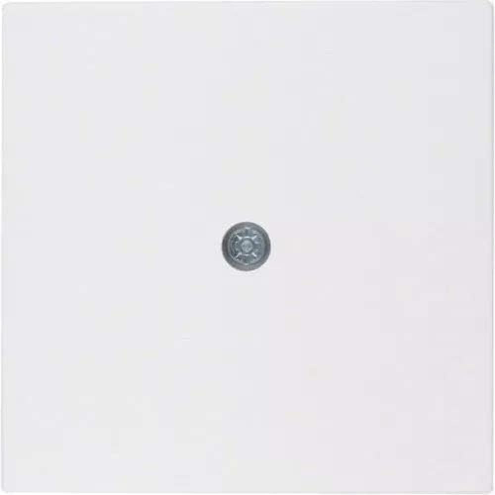 Hager B1 – Central Plate Telephone Socket White Plate