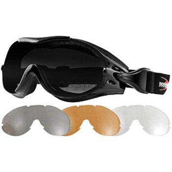 Bobster Phoenix Otg Interchangeable Motorcycle Harley Goggles