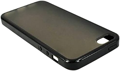 iPhone 5 Case, MyCell Rubber Protective Case Cover for Apple iPhone 5/5S - Black