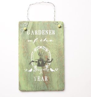 Gardener Of The Year Plaque By RJB Stone (Sass Belle)